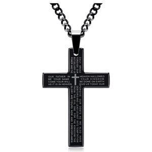 Men’s cross holy religious pendant and chain